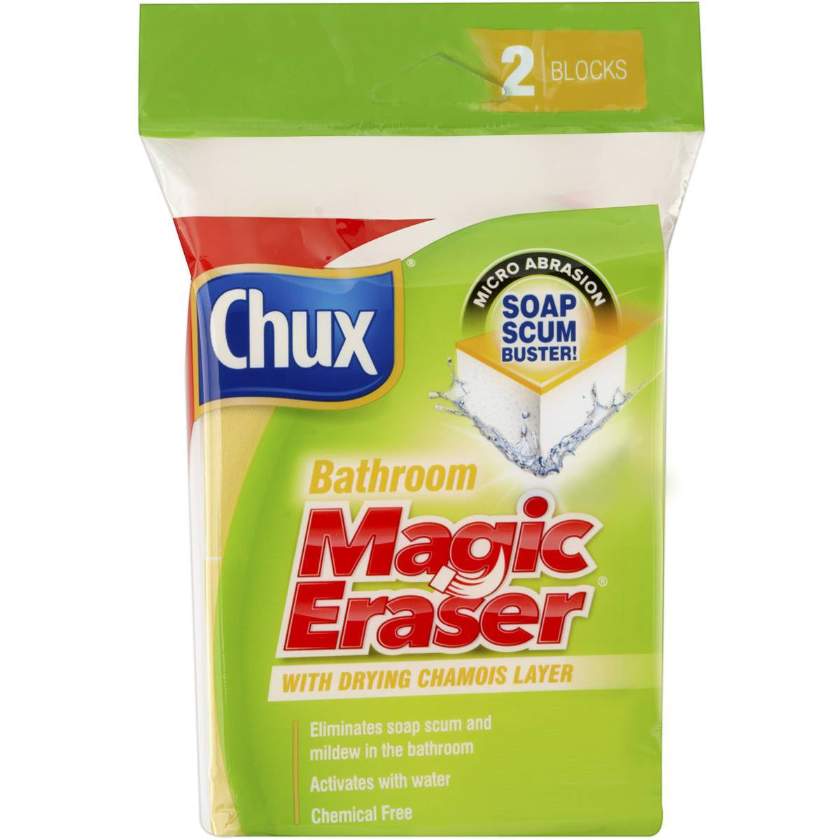 Chux Magic Eraser Bathroom 2 Pack