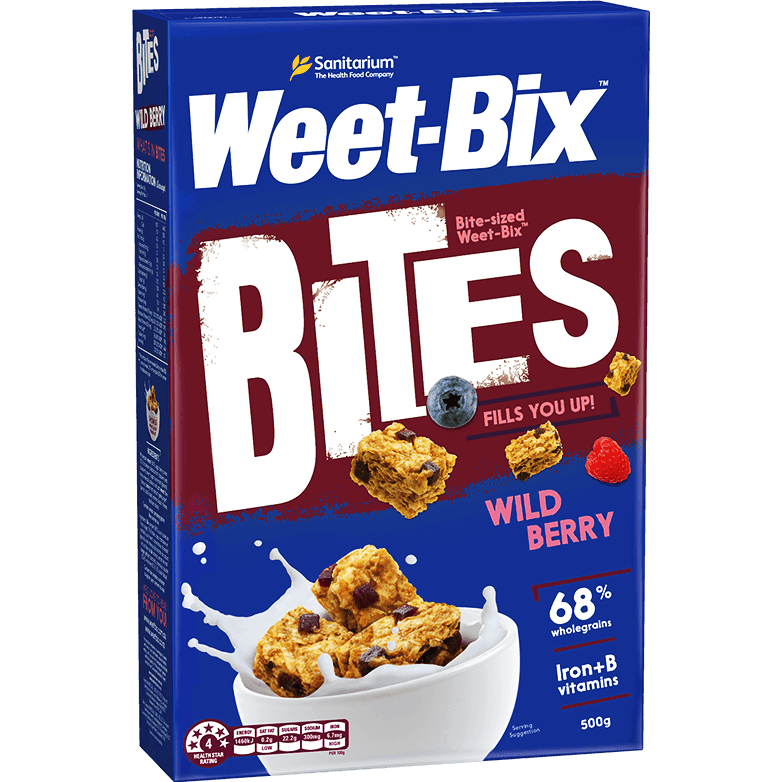 Sanitarium Weet Bix Bites Wild Berry 500g