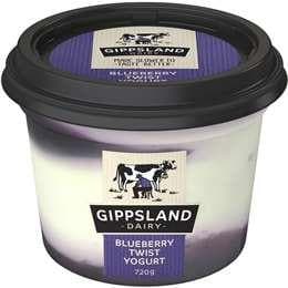 Gippsland Dairy Blueberry Yoghurt 700g