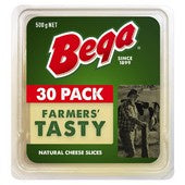 Bega Tasty Cheese Slices 500g 30pk