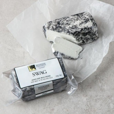 Woodside Cheese Swag Ashed Goat Cheese 150g