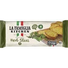 La Famiglia Bread Herb Slices 9pk 270g