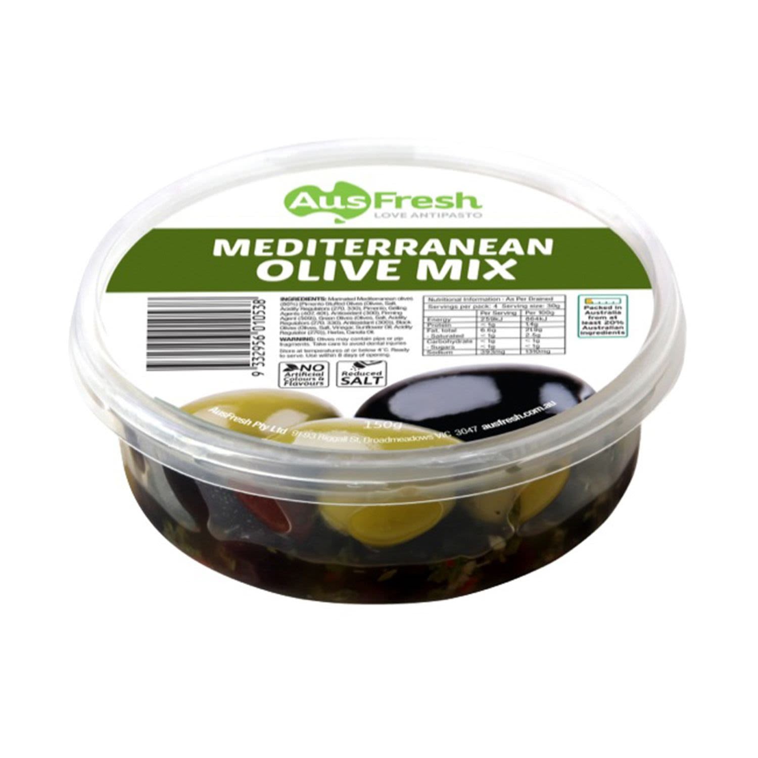 AusFresh Mediterranean Olive Mix 150g