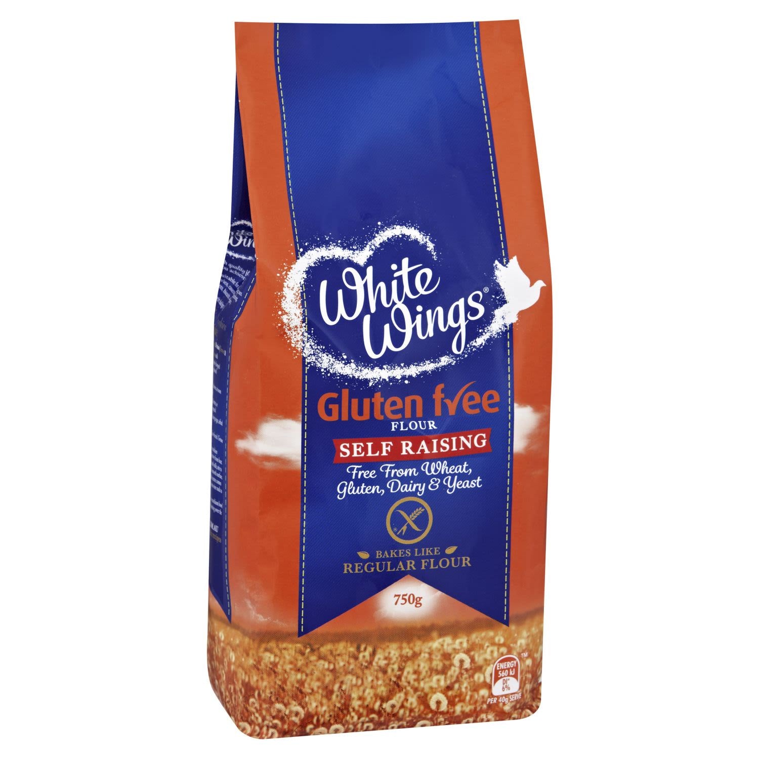 White Wings Gluten Free Self Raising Flour 750g