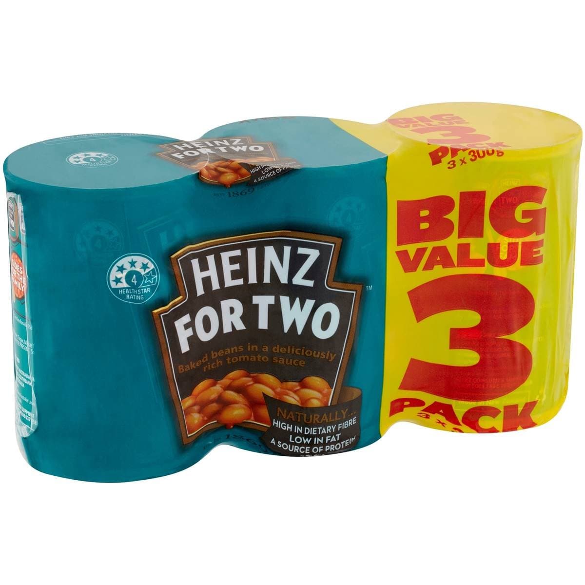 Heinz Baked Beans in Tomato Sauce 3x300g