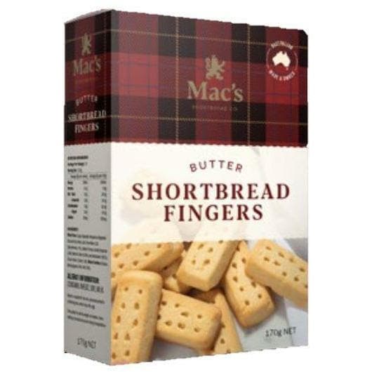 Macs Butter Shortbread Fingers 170g