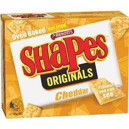 Arnotts Cheddar Shapes 175g