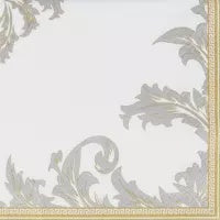 Luxury Gold Silver Luncheon Serviette