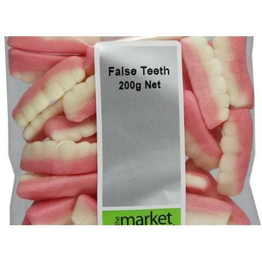 The Market Grocer False Teeth Lollies 200g