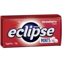 Wrigleys Eclipse Mints Strawberry Sugarfree 40g