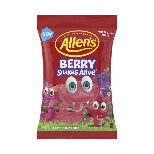 #Allens Snakes Alive Berry 200g