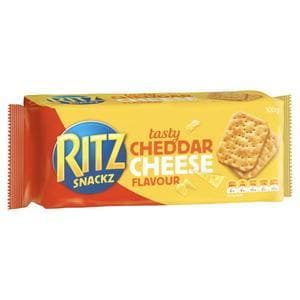 Ritz Snackz Crackers Tasty Cheddar Cheese 100g