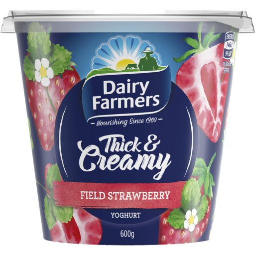 #Dairy Farmers Yoghurt Field Strawberry 600g