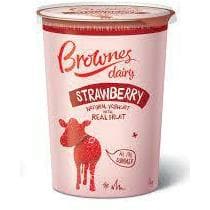 #Brownes Yoghurt Natural Strawberry 1kg