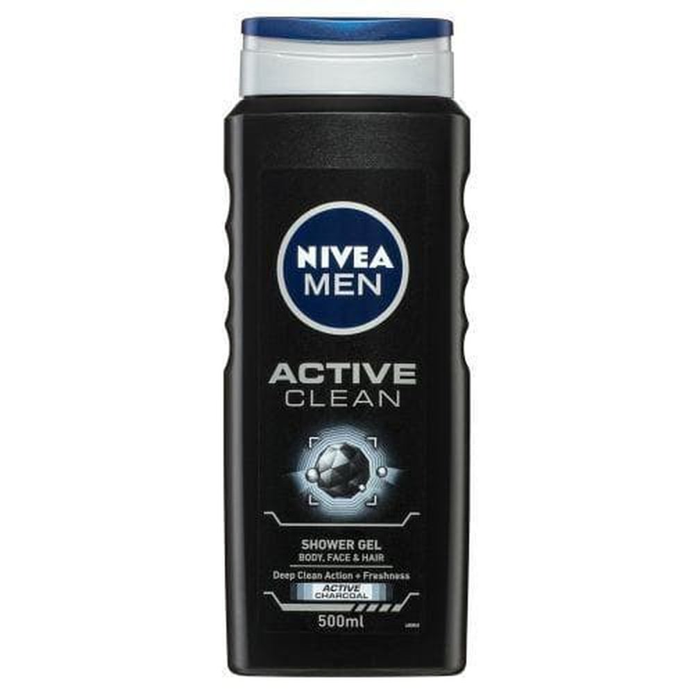 Nivea Men Shower Gel Active Clean 500ml