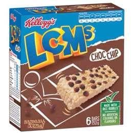 Kelloggs LCMs Chocolate Chip Rice Bubble Bars 6