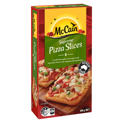 McCain Pizza Slices Supreme 600g