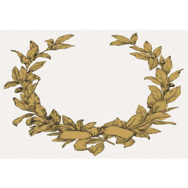 Paper Placecards - Gold Wreath - 225pk