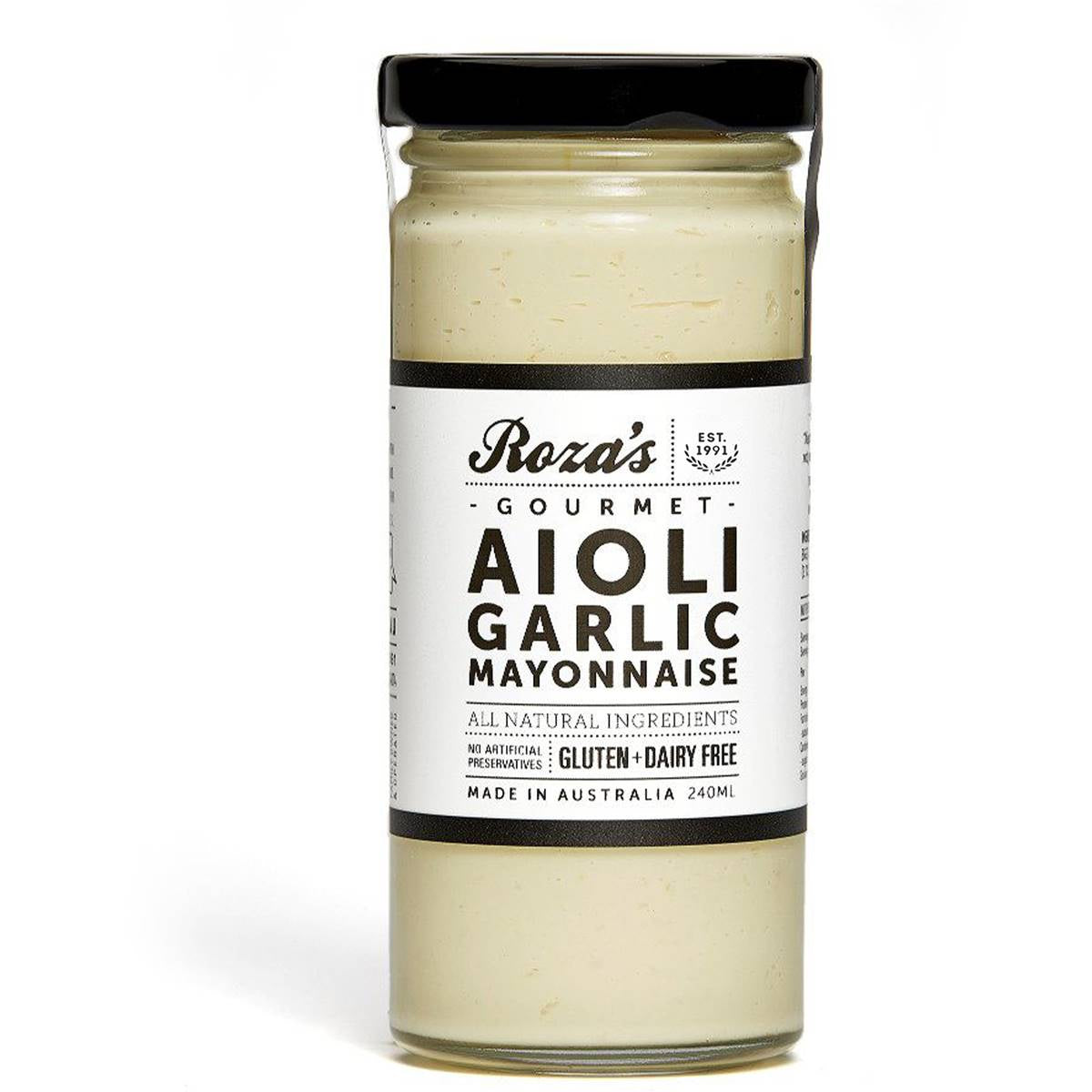 Rozas Gourmet Aioli Garlic Mayonnaise 240g