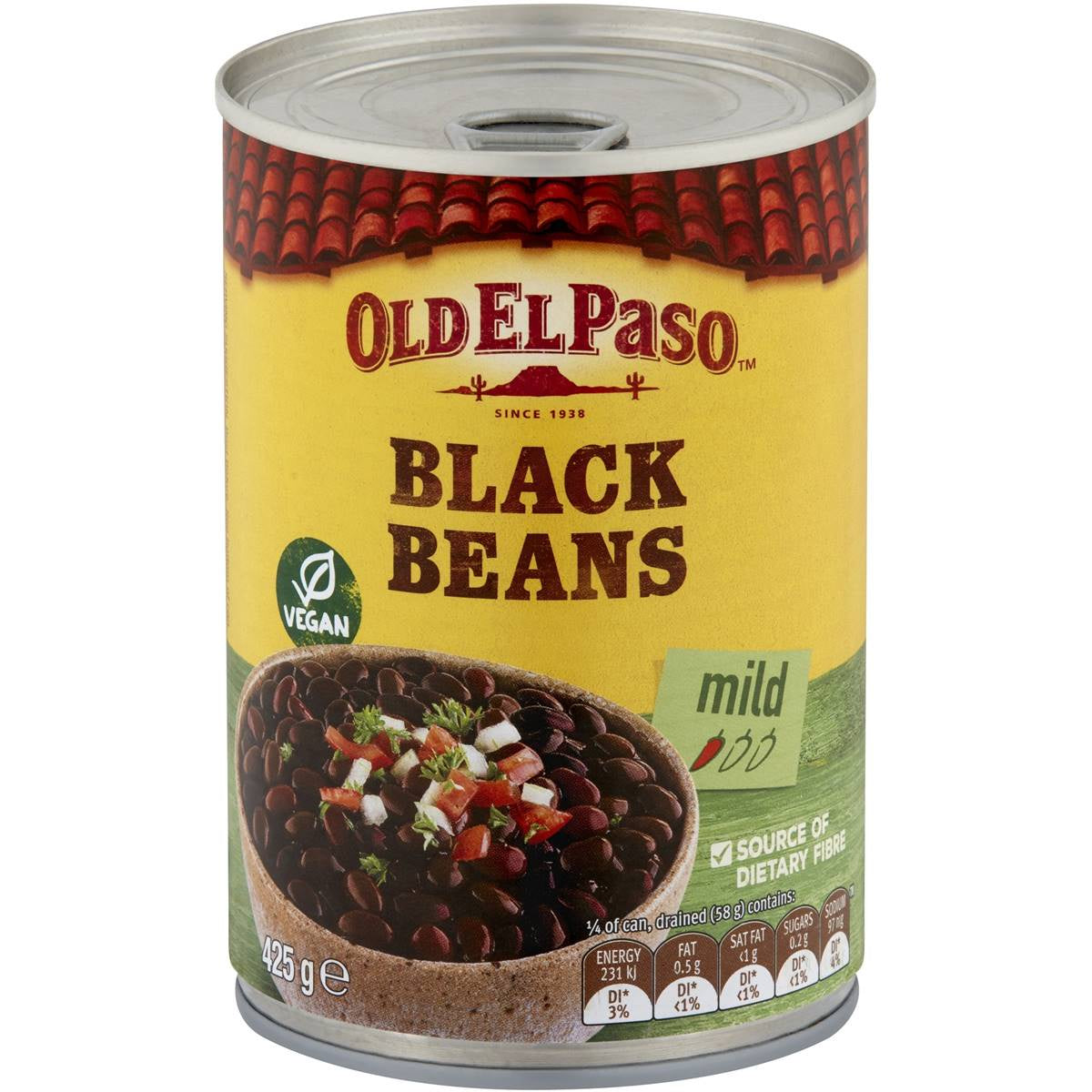 Old El Paso Black Beans 425g