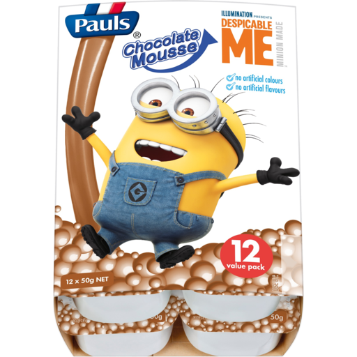 Pauls Kids Chocolate Mousse 12x50g