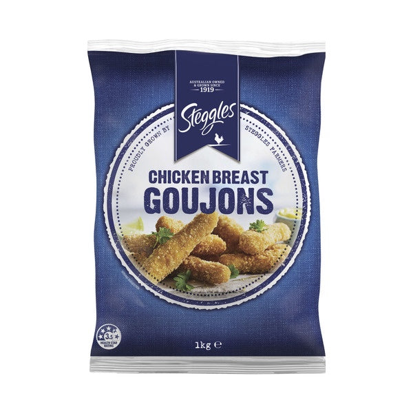 Steggles Chicken Breast Goujons Crumbed 1kg