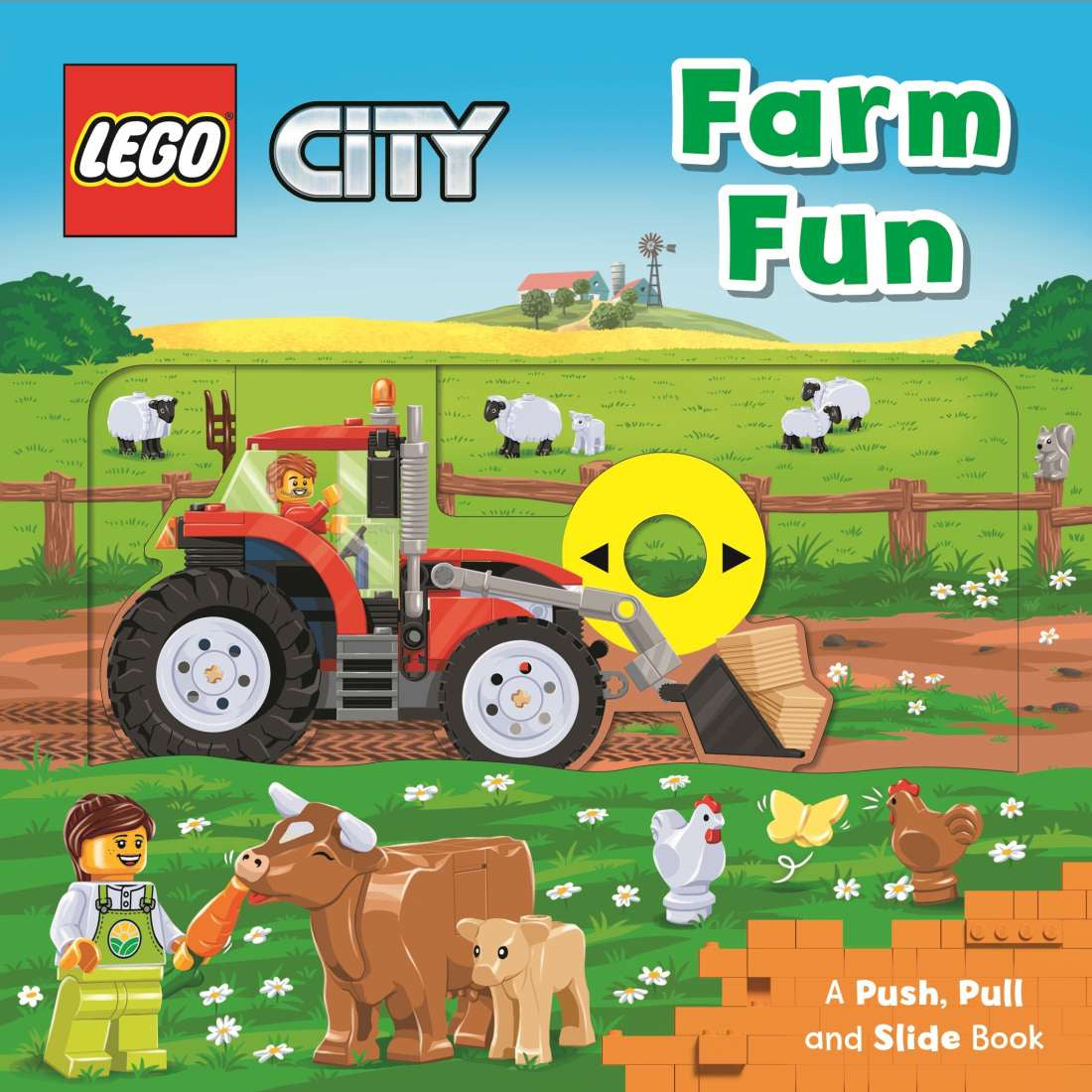 Lego City Farm Fun: Push Pull & Slide Book