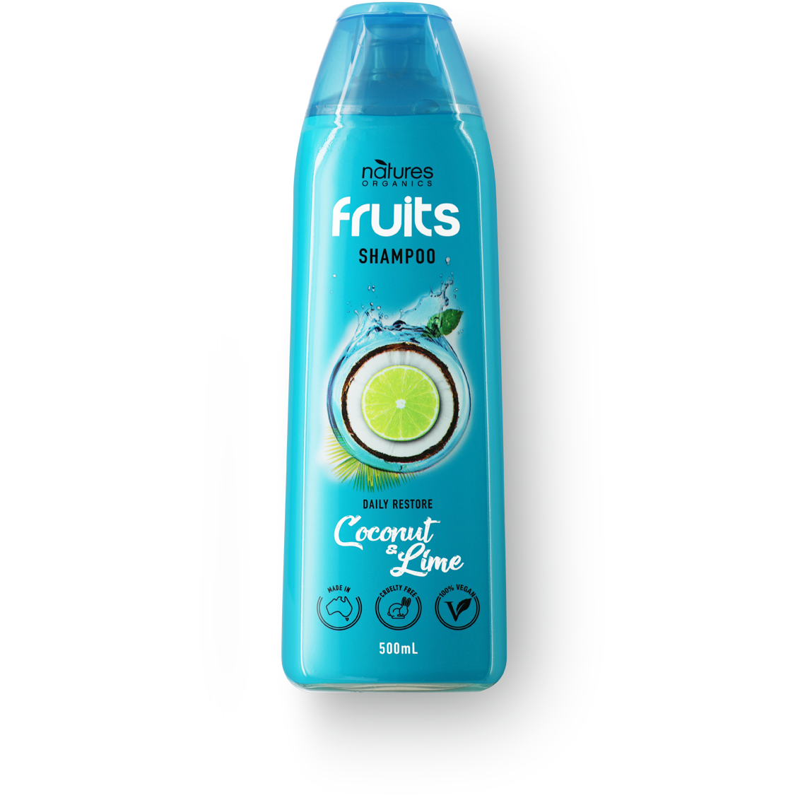 Natures Organics Shampoo Coconut & Lime 500ml