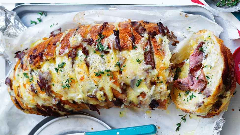 Steak & Cheese Garlic Breads