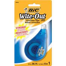 Bic Wite Out Correction Tape 1pk