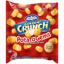 #Birds Eye Golden Crunch Frozen Potato Gems 2kg