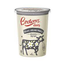 Brownes Yoghurt Natural Vanilla Bean 1kg