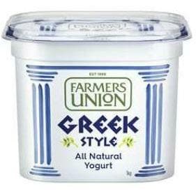 #Farmers Union Greek Style Natural Yoghurt 1kg