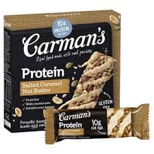 #Carmans Salted Caramel Nut Butter Protein Bars 200g