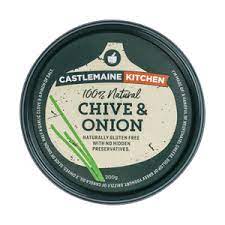 Castlemaine Kitchen Chive & Onion Dip 200g