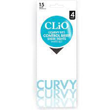 Clio Curvy Control Brief Black 4 Pk