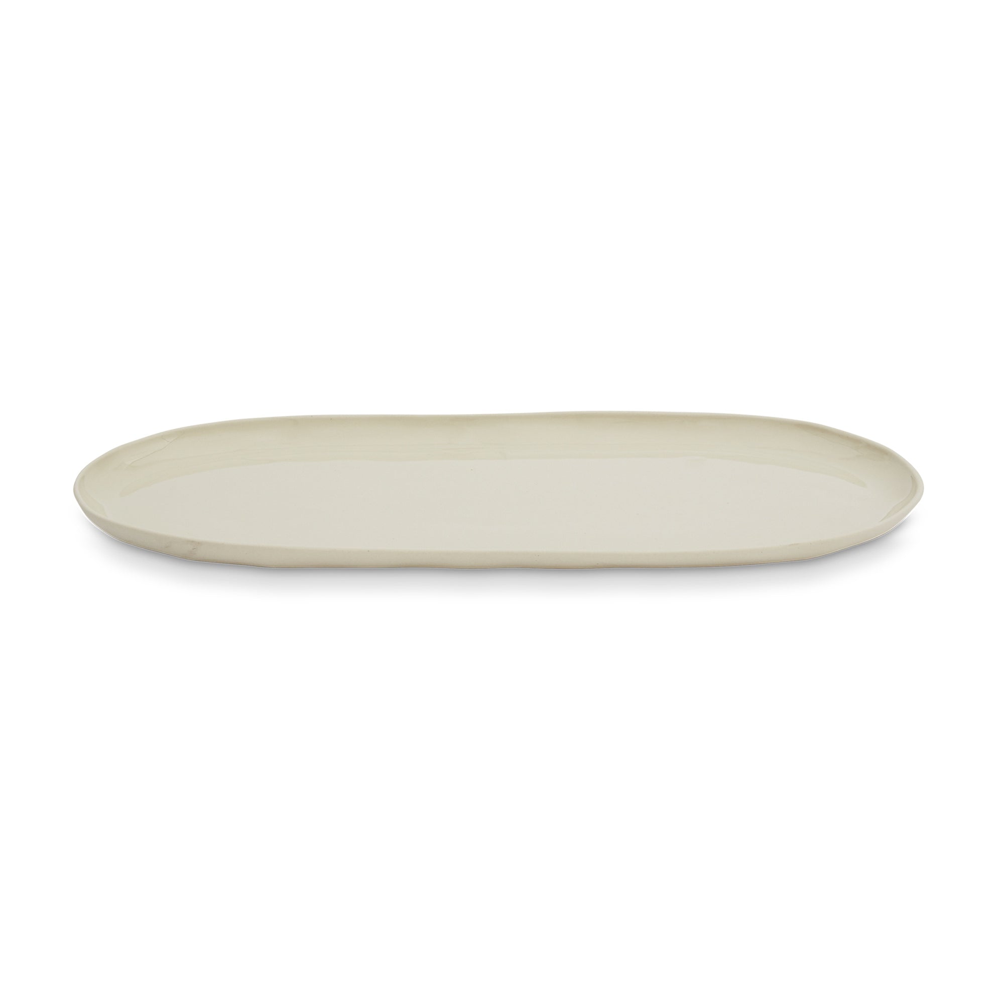 Cloud Oval Plate Chalk