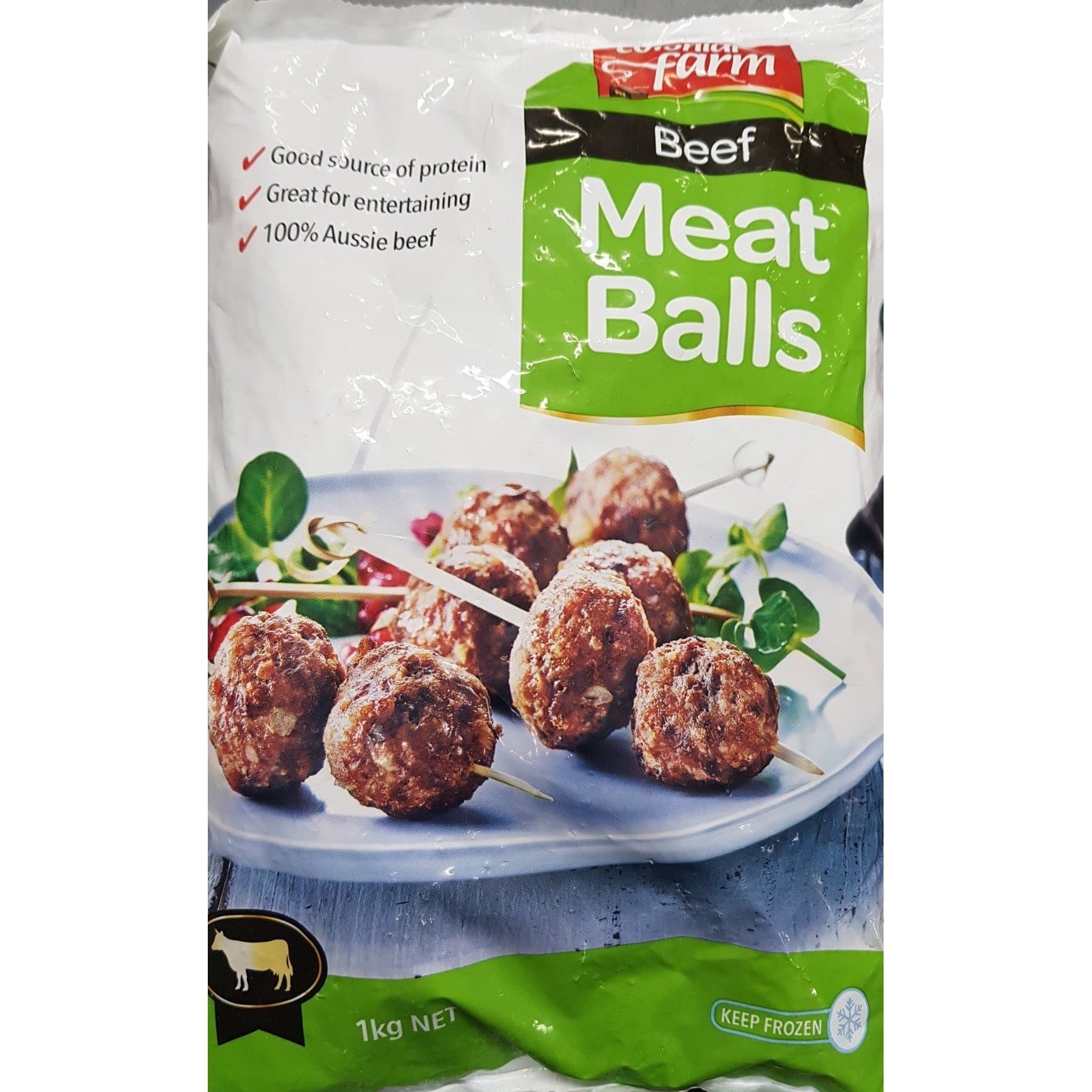 Colonial Farm (Chiko) Beef Meatballs 1kg