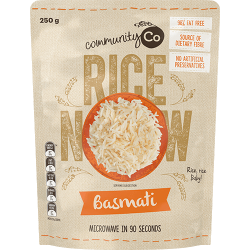 Community Co Microwave Basmati Rice 250g