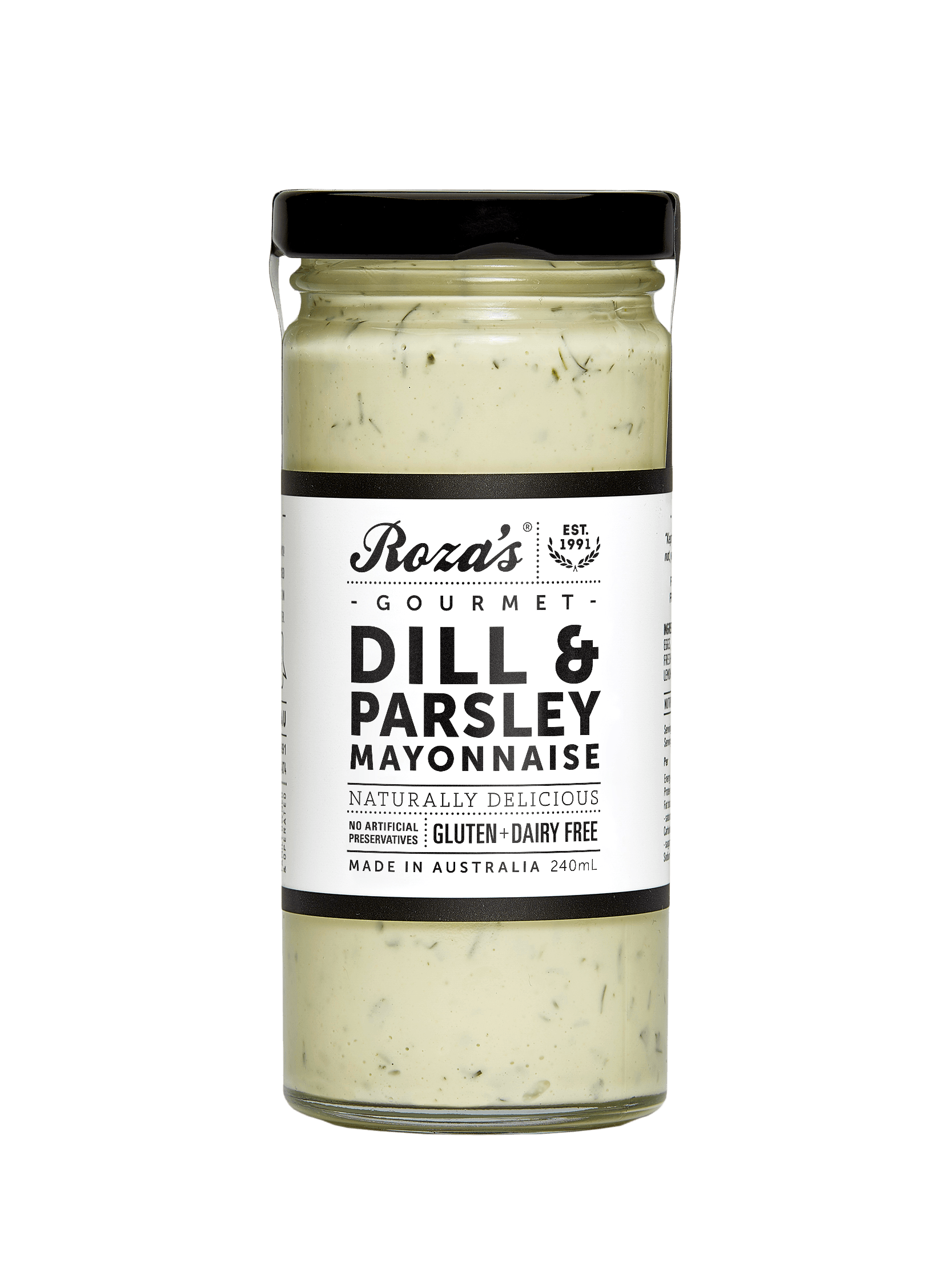 Rozas Gourmet Dill & Parsley Mayonnaise 240g