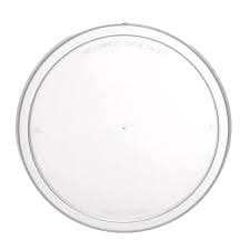 Genfac Plastic Round Lids 120mm 50pk