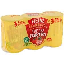 Heinz Tomato & Cheese Spaghetti 3x300g