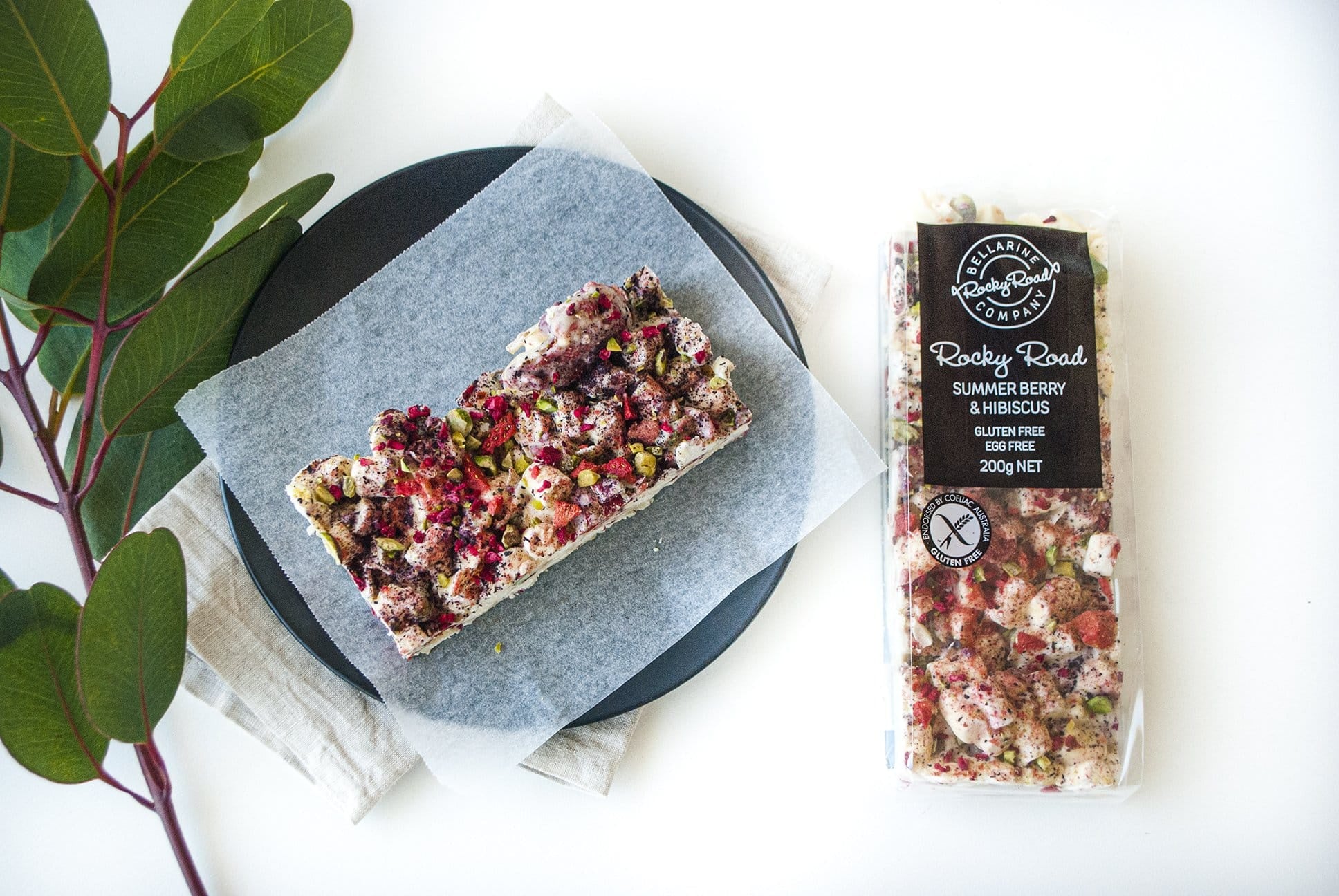 Bellarine Rocky Road Summer Berry & Hibiscus 200g