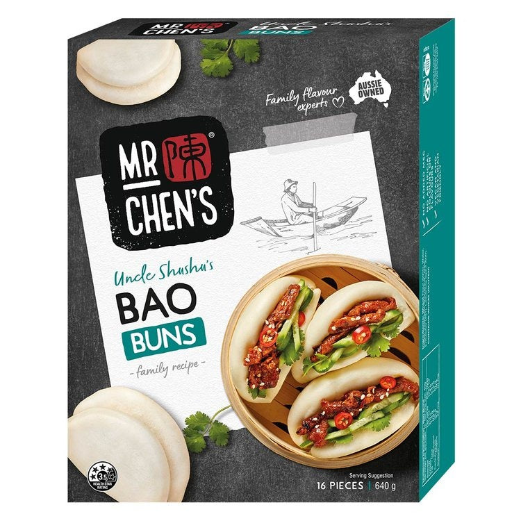 Mr Chens Bao Buns 16pk 640g