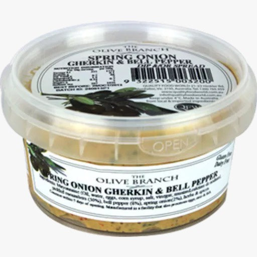 Olive Branch Spring Onion, Gherkin & Pepper Dip 200g