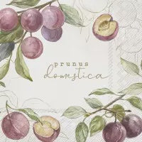 Country Plums Luncheon Serviette