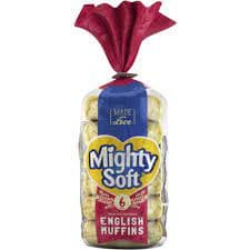 Mighty Soft English Muffins 6pk