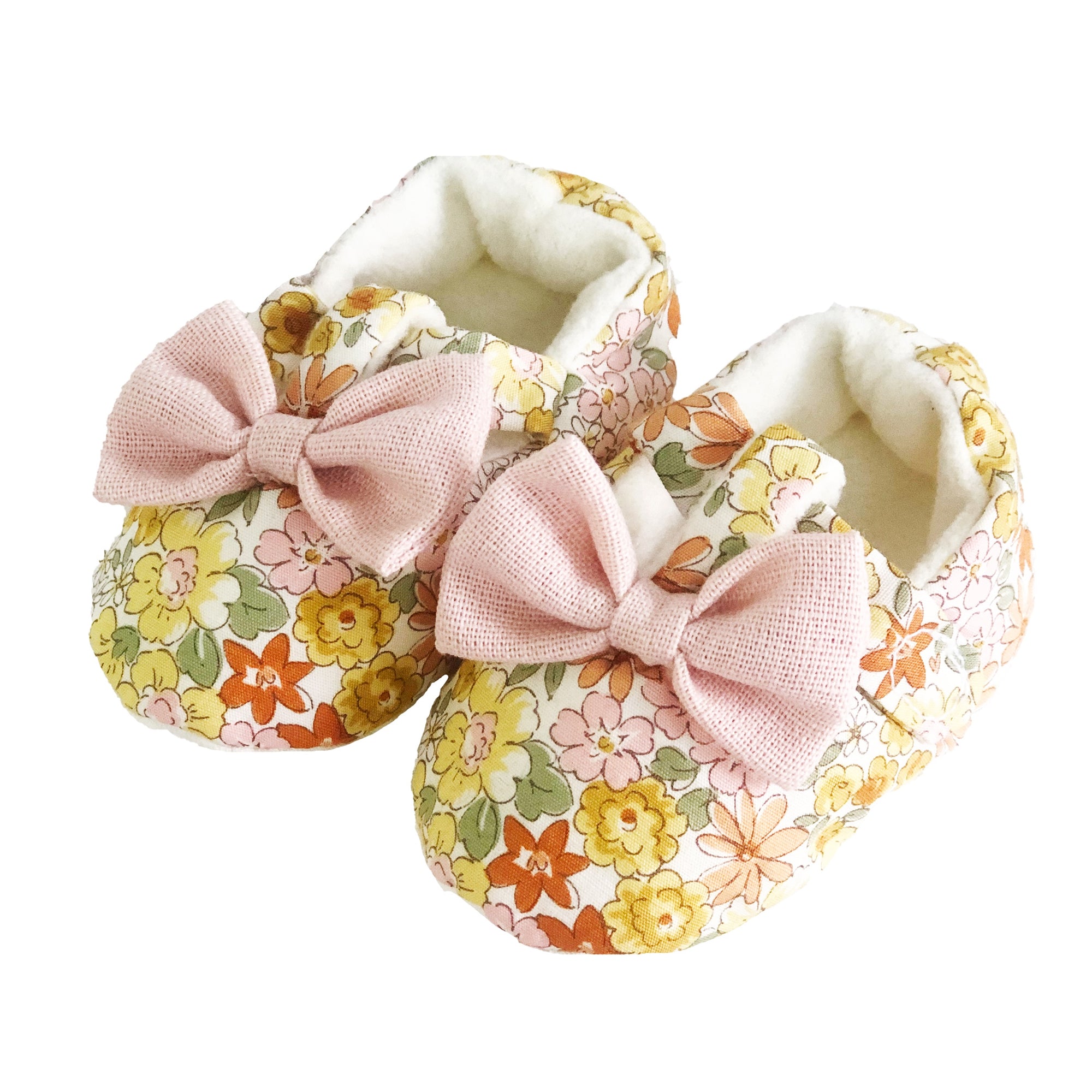 Alimrose  Bow Booties Sweet Marigold