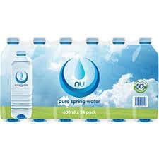 Nu Pure Spring Water 24x600ml