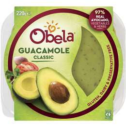 Obela Classic Guacamole 220g